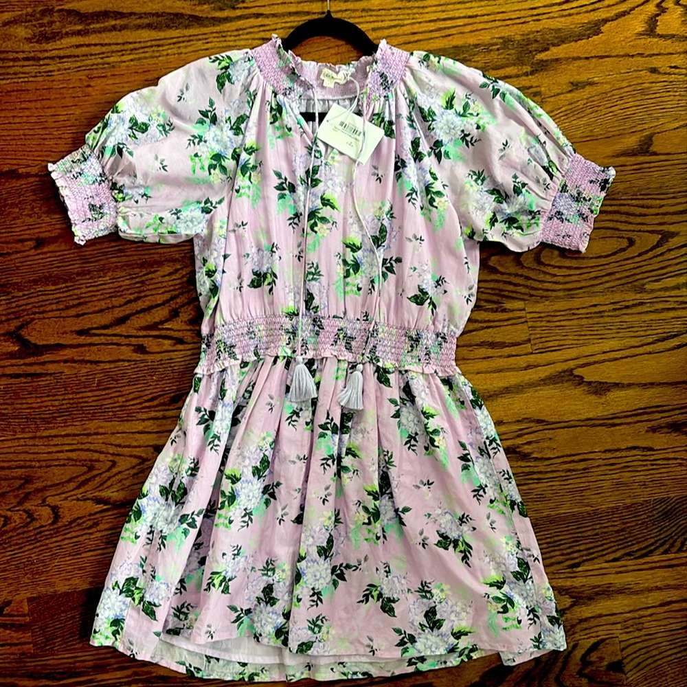 ROLLER RABBIT NWT silk-blend dress in lilac